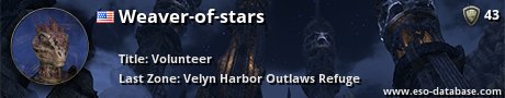 Signatur von Weaver-of-stars