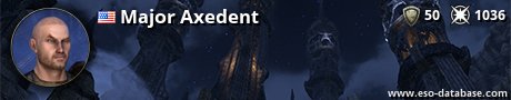 Signatur von Major Axedent