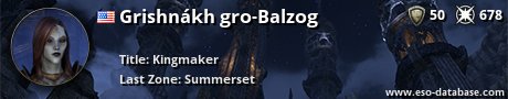 Signatur von Grishnákh gro-Balzog