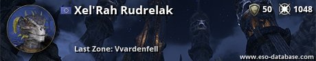 Signatur von Xel'Rah Rudrelak