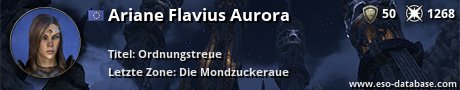 Signatur von Ariane Flavius Aurora