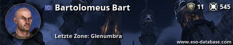 Signatur von Bartolomeus Bart