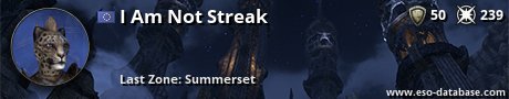 Signatur von I Am Not Streak