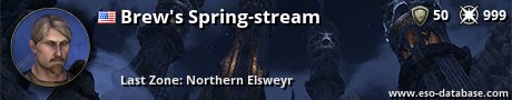 Signatur von Brew's Spring-stream