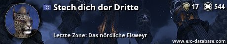 Signatur von Stech dich der Dritte