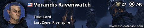 Signatur von Verandıs Ravenwatch