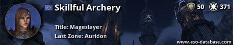 Signatur von Skillful Archery
