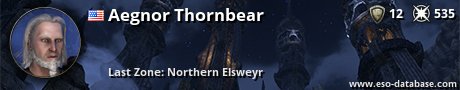 Signatur von Aegnor Thornbear