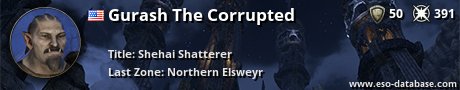 Signatur von Gurash The Corrupted