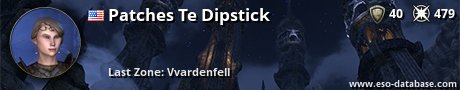 Signatur von Patches Te Dipstick
