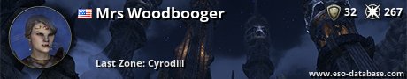 Signatur von Mrs Woodbooger