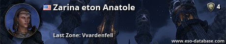 Signatur von Zarina eton Anatole
