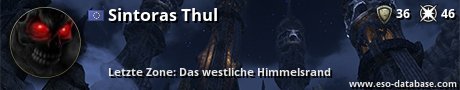 Signatur von Sintoras Thul