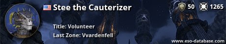 Signatur von Stee the Cauterizer