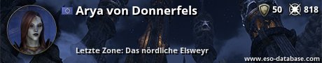 Signatur von Arya von Donnerfels