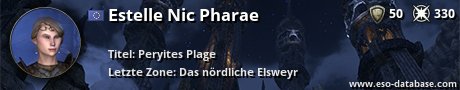 Signatur von Estelle Nic Pharae