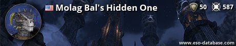Signatur von Molag Bal's Hidden One
