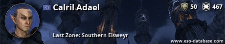 Signatur von Calril Adael