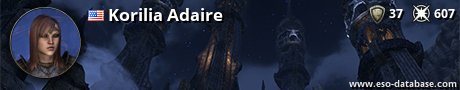 Signatur von Korilia Adaire