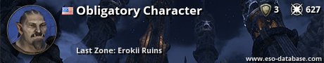 Signatur von Obligatory Character