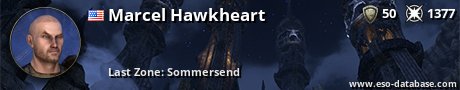 Signatur von Marcel Hawkheart