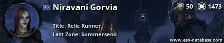 Signatur von Niravani Gorvia