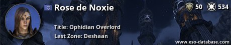 Signatur von Rose de Noxie