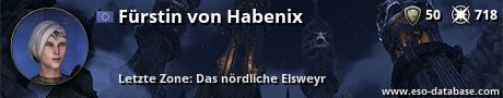 Signatur von Fürstin von Habenix