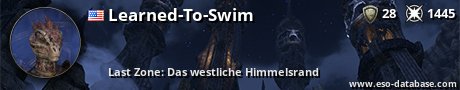 Signatur von Learned-To-Swim