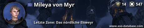 Signatur von Mileya von Myr