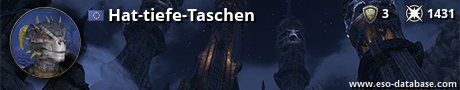 Signatur von Hat-tiefe-Taschen
