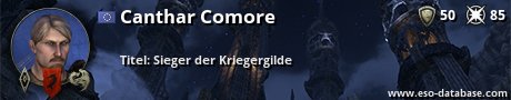 Signatur von Canthar Comore