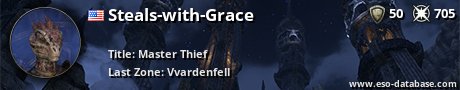 Signatur von Steals-with-Grace
