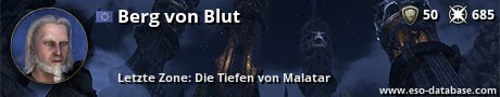 Signatur von Berg von Blut