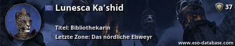 Signatur von Lunesca Ka'shid