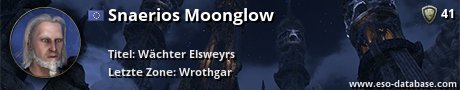 Signatur von Snaerios Moonglow