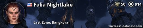 Signatur von Falia Nightlake