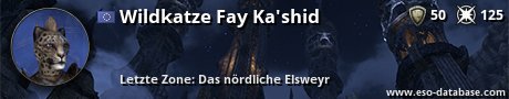 Signatur von Wildkatze Fay Ka'shid