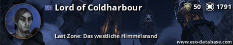 Signatur von Lord of Coldharbour