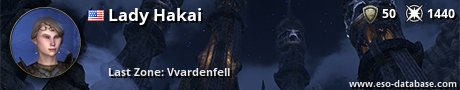 Signatur von Lady Hakai