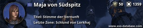 Signatur von Maja von Südspitz