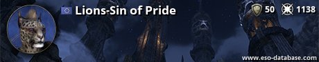 Signatur von Lions-Sin of Pride
