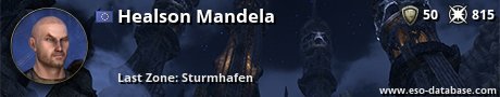 Signatur von Healson Mandela