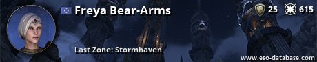 Signatur von Freya Bear-Arms