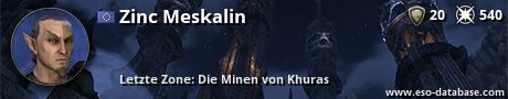 Signatur von Zinc Meskalin