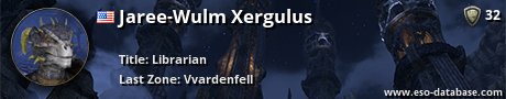 Signatur von Jaree-Wulm Xergulus