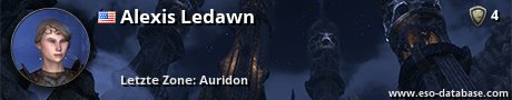 Signatur von Alexis Ledawn