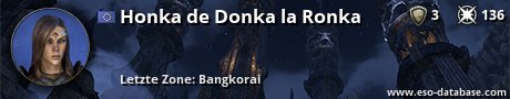 Signatur von Honka de Donka la Ronka