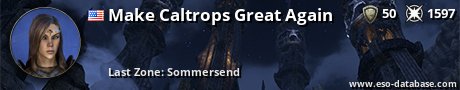 Signatur von Make Caltrops Great Again