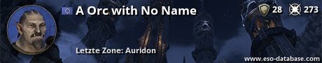 Signatur von A Orc with No Name